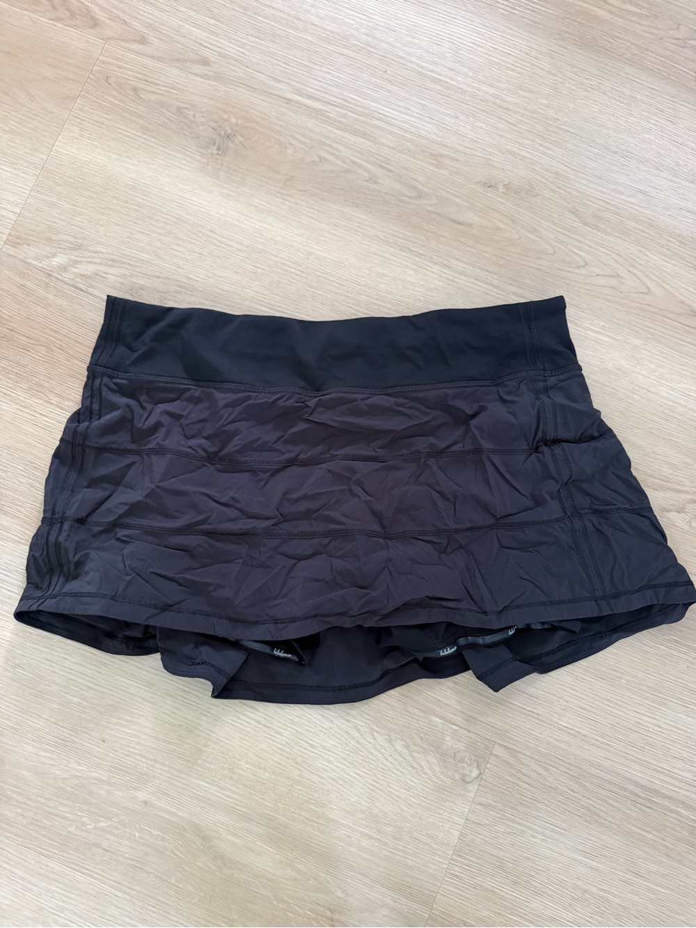 Lululemon pace rival skort black size 10